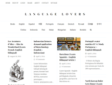 Tablet Screenshot of languagelovers.net
